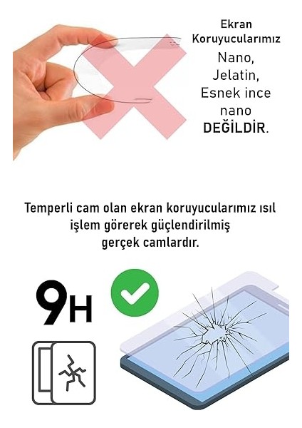 Samsung Galaxy Tab A9 (8.7 Inç) Uyumlu Temperli Ekran Koruyucu Kırılmaz Cam Glass SM-X110 X115 X117 (2023) indirimleri