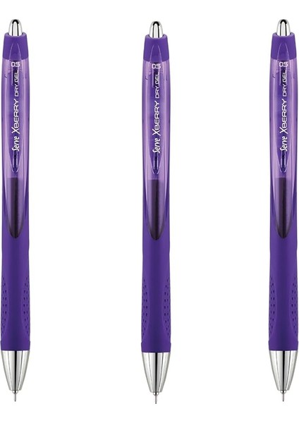 Xberry Jel Kalem 05MM Igne Uc Menekşe 07 3lu Set