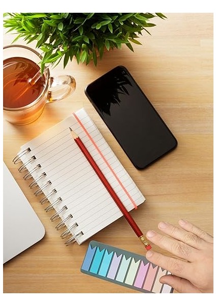 Sticky Notes Şeffaf Renkli Yapışkan Not Kağıtları Flama indirimleri
