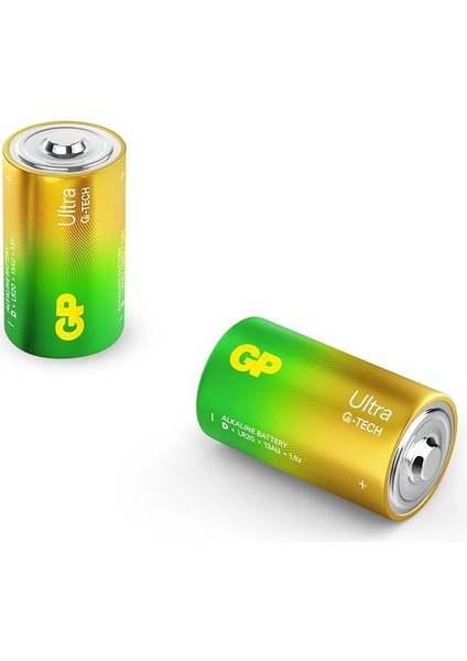 D Mono Batarya Alkalin Ultra 1,5V 2 Adet
