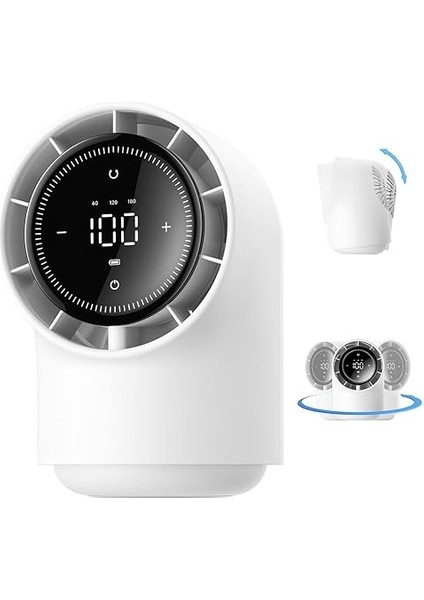 SNNA01 Dijital LED Göstergeli Şarjlı Portatif Soğutucu Masa Fanı Masa Vantilatörü fiyatları