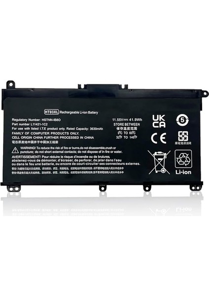 HT03XL L11119-855 Hp Pavilion 14-Ce 14-Cf 14-Ck 14CM 14-Dh 14-Df 14Q-CS 14Q-CY 15-Cs 15-Dq 15-Da - Db 15-Cw 17-Ca 240 245 250 255 G7 340 348 G5 L11421-2C2