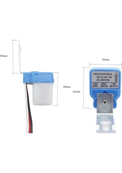 12V Dc-Ac Fotosel Otomotik Işık Sensörü - Gece Sensörü fırsatları