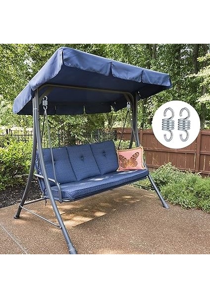 Ağır Hizmet Yaylı Sertleştirilmiş Galvanizli Çelik Uzatma Yay Kapasitesi 500KG/1100LBS Hamak Asılı Sandalyeler Için Sundurma Salıncakları 2 Adet fırsatları