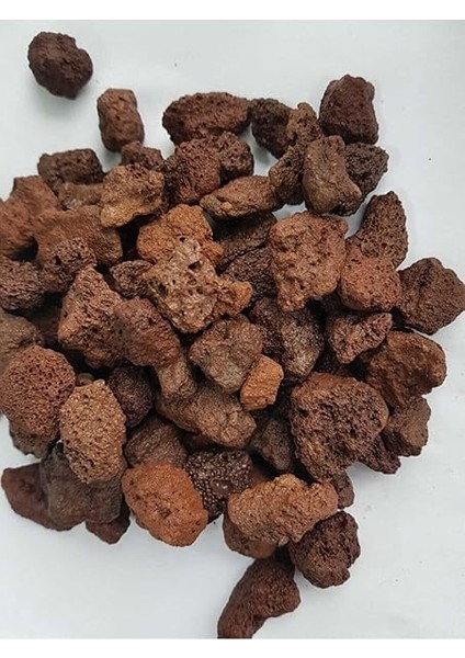Akvaryum Taşı 10 kg 10-15 mm Akvaryum Pomzası Teraryum Taşı Kırmızı Pomza Lav Taşı Volkanik Cüruf modelleri
