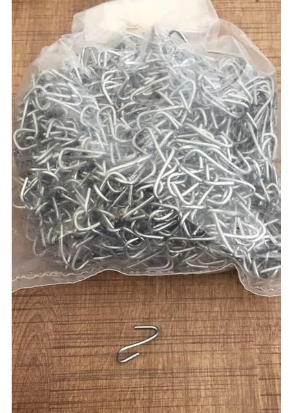 Koltuk Kancası S Halka, 1 kg S Kanca, Oto Koltuk Kumaşı Iç Kurulum Bağlantı Elemanı, Araba Koltuk Kumaşı Sabitleme Kancası