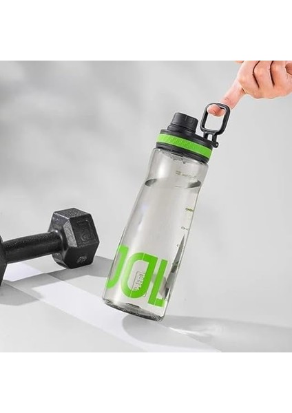 Home Sızdırmaz Çevirmeli Kapaklı Bpa Içermeyen Polikarbon Su Şişesi, Dayanıklı ve Hafif Mataralar, Spor ve Günlük Kullanım Için Ideal Suluk (Yeşil, 630 Ml) fırsatları