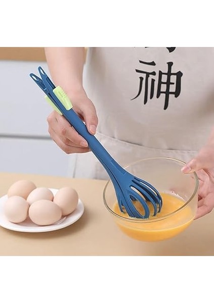2'si 1 Arada Sihirli Çırpıcı ve Makarna Maşası Pratik Yumurta Sos Krema Karıştırıcı fırsatları