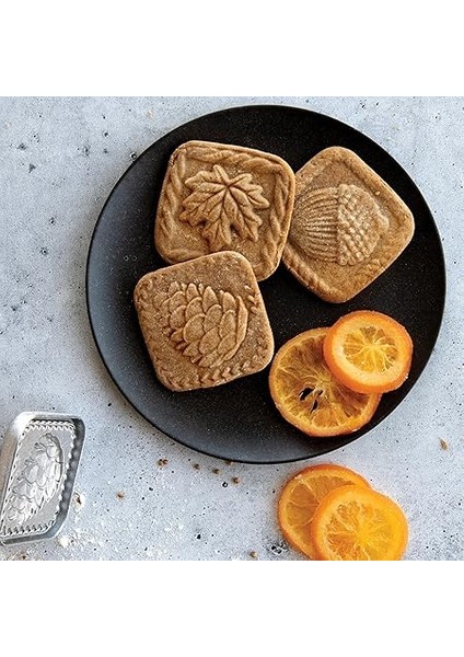 Ware Springerle Kurabiye Pulları, 3'lü Set, Ahşap Saplı fiyatları