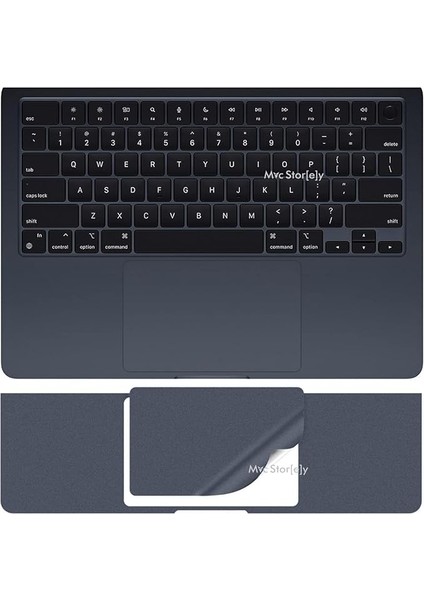 Macbook Air M4-M3-M2 15 Inç Sticker Film Koruyucu Touchpad Trackpad (15.3” Air) A2941 A3114 A3241 ile Uyumlu Gece Mavisi
