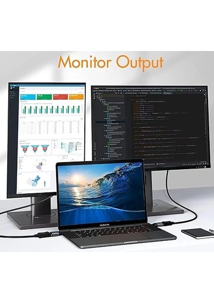 Type-C To Displayport Çevirici USB C Macbook Uyumlu Adaptör Notebook Uyumlu Dönüştürücü S1721 modelleri