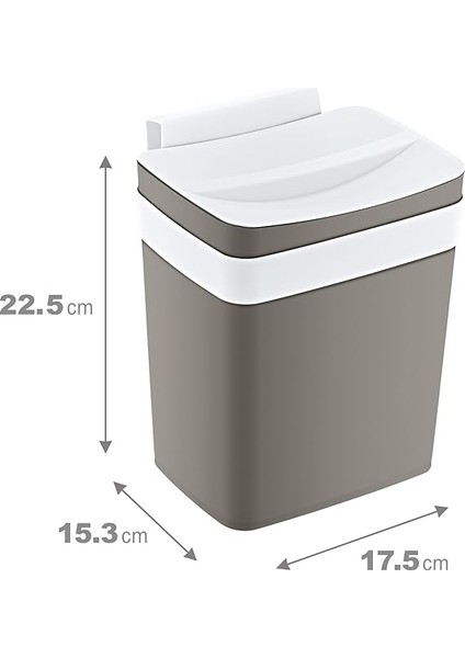 Soft Askılı Çöp Kutusu 4 Lt Bej fiyatları