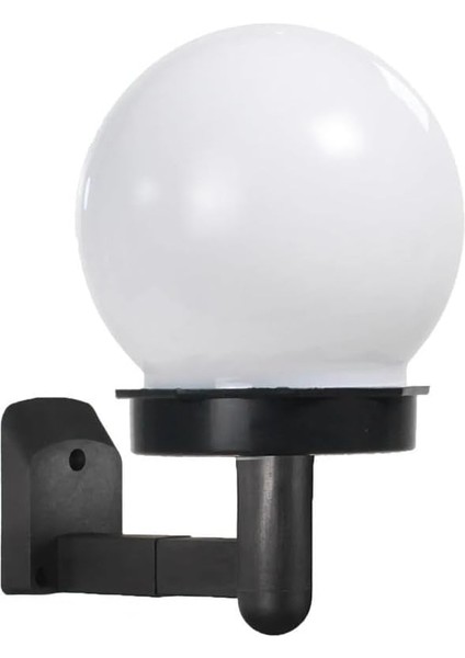 Solar Bahçe Lambası Beyaz - Güneş Enerjili Duvar Armatür