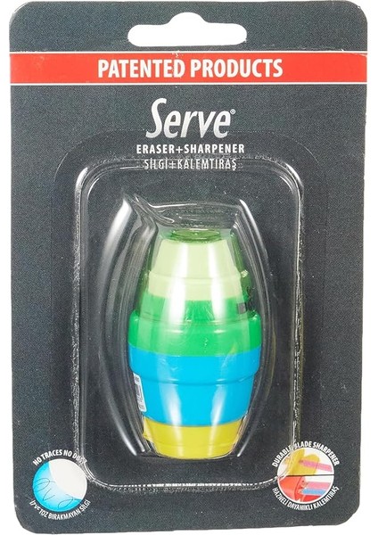 Bobo Silgili Kalemtras Yeşil Mavi Sari Bls