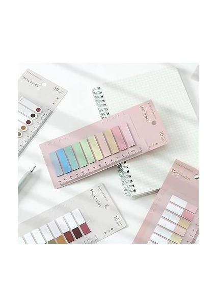 Post It 10 Renkli 200 Yaprak Yapışkan Not Kağıtları Sticky Notes Etiket Not Defteri Kitap Ayracı (Vanilya Tam) fiyatları