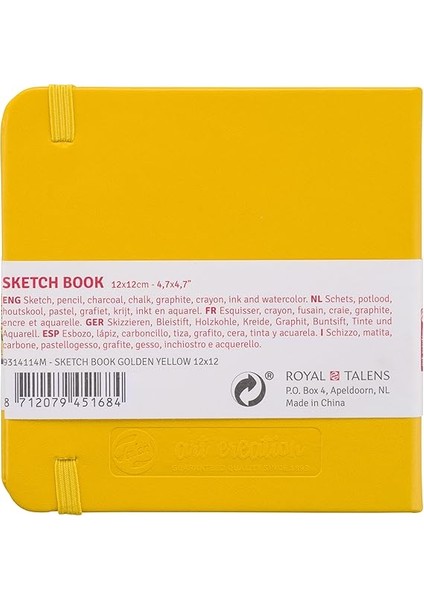Art Creation Eskiz Defteri, 80 Yaprak, 12 x 12 Cm, Altın Sarısı fiyatları