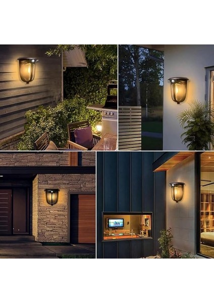 Güneş Enerjili Hareket Sensörlü, Cob LED Duvar APLIK/GT-SL18 modelleri