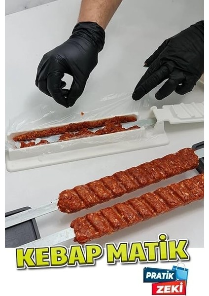 Kitchen Kebapmatik Adana Urfa Kebap Kalıbı Aparatı Pratik Hızlı Kebap Makinesi Kutusu Kebap Matik Kalıp modelleri