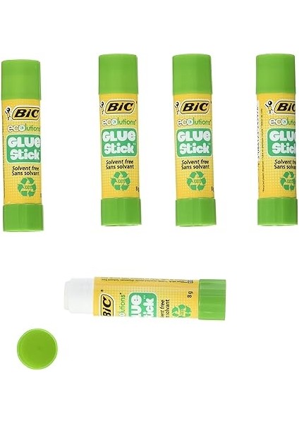 Ecolutions Yapışkan, 8 G, Çeşitli Renklerde, 5 Adet fırsatları