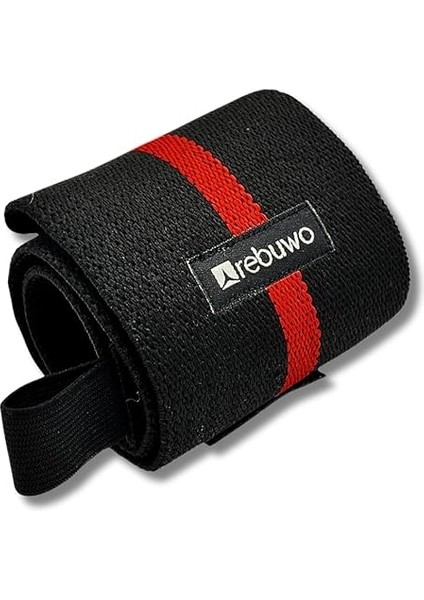 Ağırlık Destek Bilekliği Güç Bileklik Kaldırma Için Bilek Kayışları Fitness Bilek Bandajı 2 Adet Siyah/kırmızı fiyatları