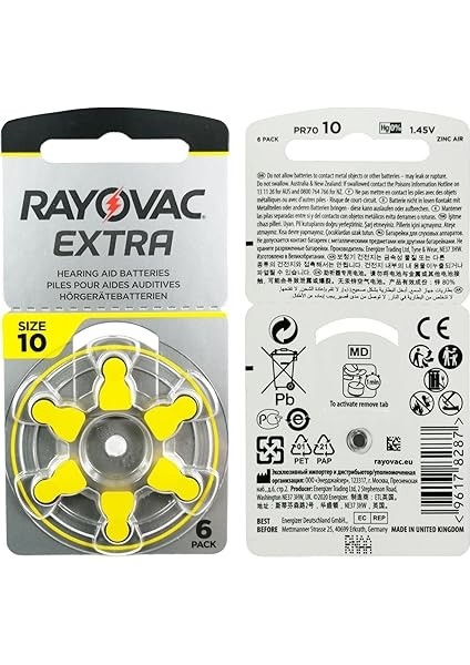 Extra Advanced Işitme Cihazı Pili No:10 | 60 Adet fiyatları