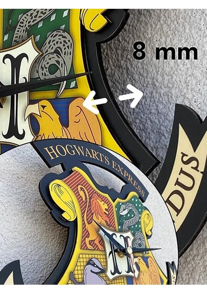 Harry Potter Hogwarts Express Figür Dekoratif Sarkaçlı Duvar Saati modelleri