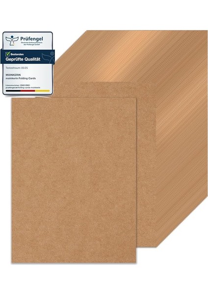 50 Adet A4 Kraft Kağıdı 21 x 29,7 cm 200 G/m² Yazdırılabilir Kraft Karton A4 Kendin Yap Boş Kartlar, Düğün Davetiyeleri, Şükran Günü Kartları