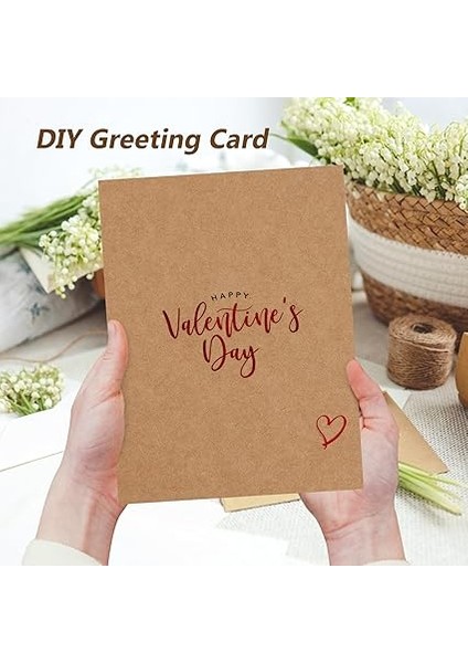 50 Adet A4 Kraft Kağıdı 21 x 29,7 cm 200 G/m² Yazdırılabilir Kraft Karton A4 Kendin Yap Boş Kartlar, Düğün Davetiyeleri, Şükran Günü Kartları modelleri