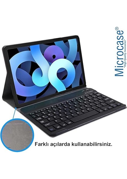 iPad Air 5. Nesil 10.9 Bluetooth Klavyeli Standlı Kılıf - Bkk4 indirimleri