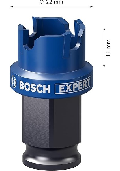 Professional 1x Expert Sheet Metal Delik Açma Testeresi (Paslanmaz Çelik Saclar, Ø 22 Mm, Aksesuar Darbeli Matkap/vidalama) modelleri