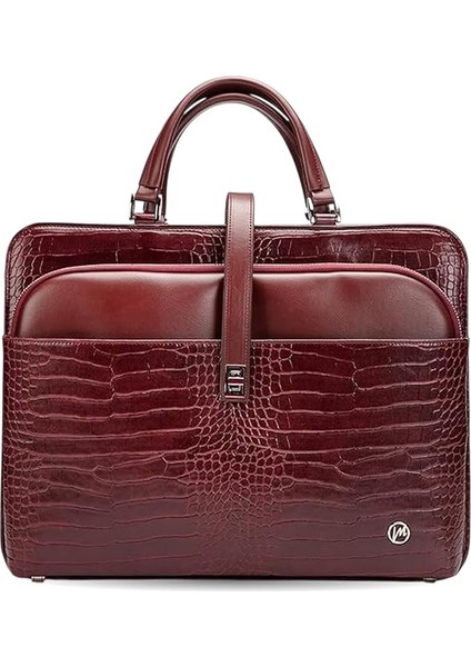 Kadın Evrak Laptop Çantası Bordo