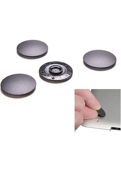 Macbook Air-Pro ile Uyumlu 11INÇ 13INÇ 15INÇ 17INÇ Alt Kapak Plastikleri Rubber Feet Pro Rubber Siyah fiyatları