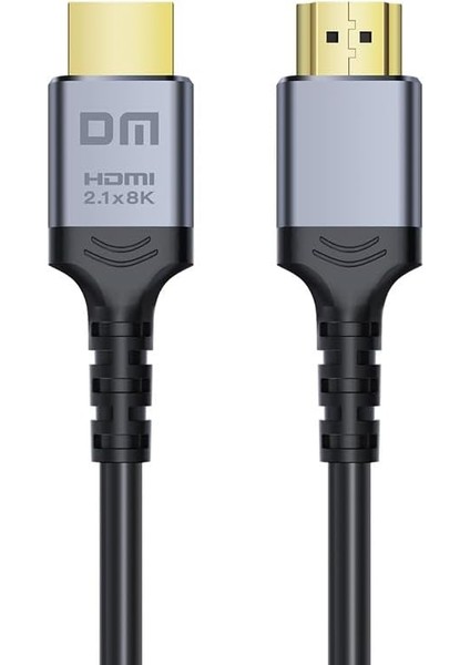 HI001S 8K/60Hz 4K/144Hz HDMI 2.1 Hdr Görüntü ve Ses Aktarım Kablosu 1.5 Metre