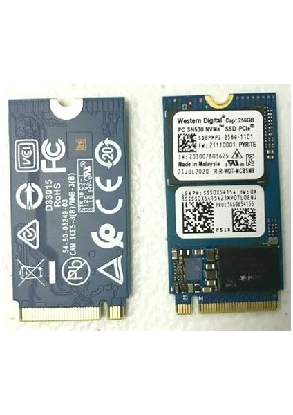 256GB Pcıe Nvme M.2 2242 SSD Dahili Katı Hal Sürücüsü SDBPMPZ-256G-1101, Oem Paketi modelleri