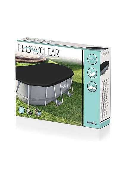 Flowclear Pvc Branda, Gri, Power Steel Havuz Için modelleri
