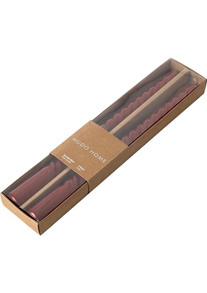 Concept 2li Burgulu Şamdan Mum Bordo 25CM fırsatları