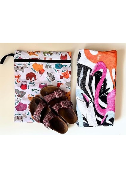 Su Geçirmez, Islak Mayo, Kıyafet Vs Taşıma Torbası, Çok Amaçlı Bebek Bakım Çanta/organizer, Beyaz, 30X37CM fiyatları