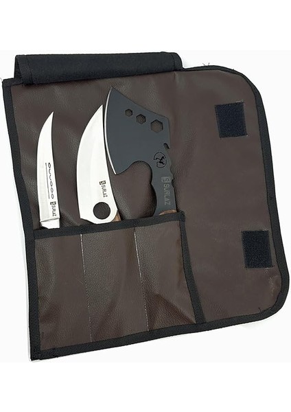Kamp Bıçak Balta Seti Çantalı 4 Parça Kamp Mutfak Seti fiyatları