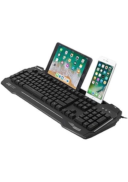 KB-R63 Stage Siyah 4 Makro Fonksiyon Sese Duyarlı Işıklı Rainbow Q USB +Ses Mik Çıkışlı Oyuncu Klavyesi fırsatları