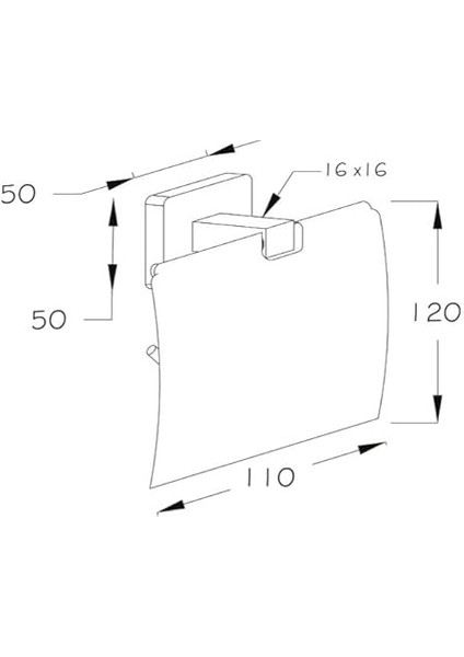 Banyo Kare Krom Yapışkanlı Kapaklı Tuvalet Kağıtlığı Wc Kağıtlık Tuvalet Kağıdı Askısı modelleri