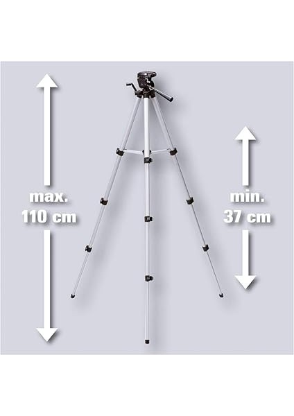 Lazer Ölçüm Cihazları Için Tripod (Ölçüm Cihazı Aksesuarları, Yüksekliği Ayarlanabilir 37 cm - 110 Cm, Çantada 37 cm Taşıma Yüksekliği, 1/4 Inç Diş) - 2270115 fiyatları