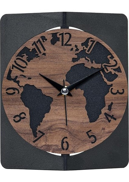 19X15 cm Metal Ahşap Dekoratif Masa Üstü Saati fiyatları