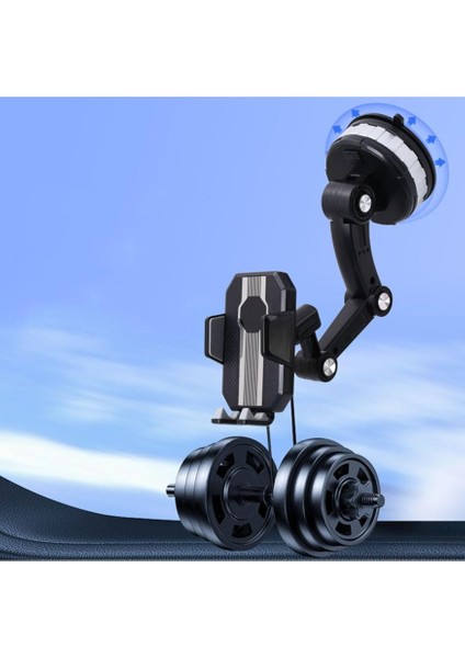Içi Telefon Tutucu Ayarlanabilir Uzayabilen 360 Dönebilen Vantuzlu Cam ve Torpido Için Uygun