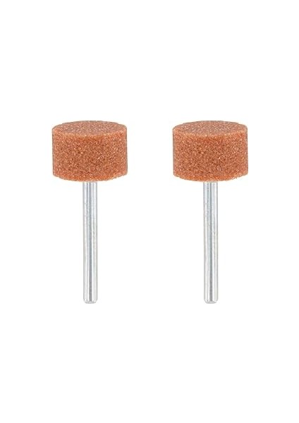 8193 Alüminyum Oksit Taşlama Taşı, En Büyük Çaplı, Silindirik Biçimli, 15,9 Mm, 2'li