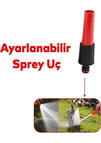 Hortum Sulama Başlığı Seti 4 Parça Su Tabanca Bağlantı Ekleme Aparatı Eki Bahçe Sulama Adaptörü modelleri