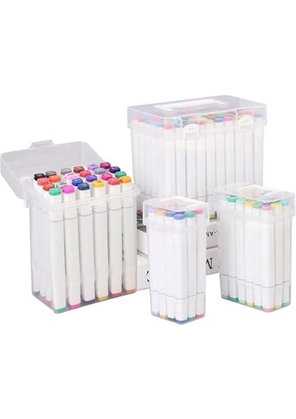 Home Çift Taraflı Marker Kalem Seti, Profesyonel Kutulu Keçeli Kalem Seti, Çeşitli Renklerde Boya Markerlar, Sanatçılar ve Tasarımcılar Için Ideal (12 Parça) fiyatları