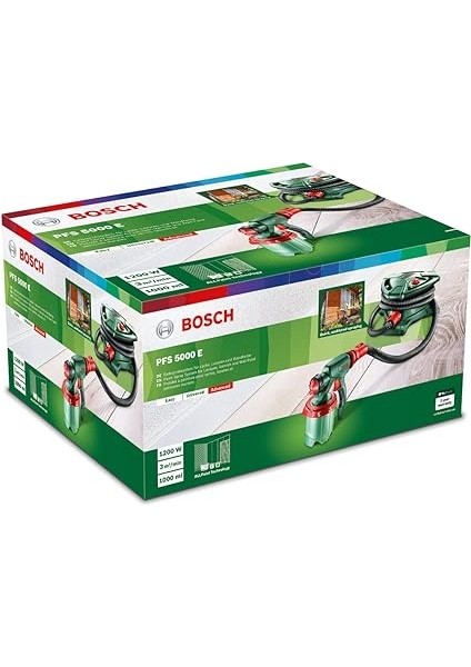 Home And Garden Pfs 5000 E Elektrikli Boya Püskürtme Sistemi, 1.200 Watt, Vernik, Cila ve Duvar Boyası Için, Yeşil fiyatları