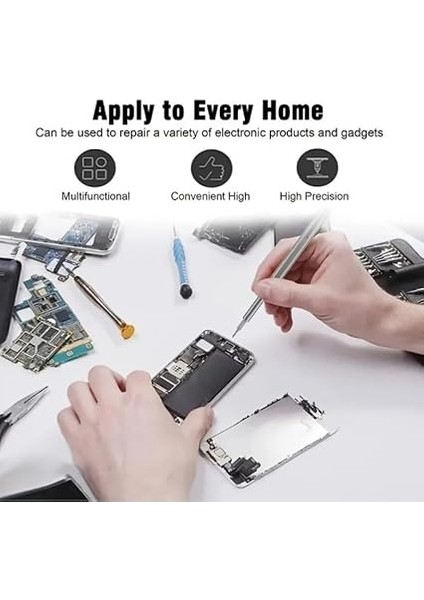 Parça Çelik Hassas Tornavida Tamir Seti, Kutulu Tornavida Seti, Cep Telefonu, Tablet, Bilgisayar Tamir Seti 25 Parça, Yıldız, Düz, Torx Uçlu Set indirimleri