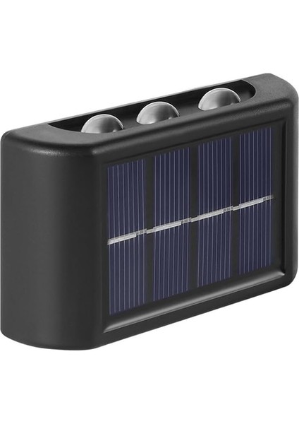 Güneş Enerjili, Suya Dayanıklı ve Duvara Monteli 6 Led’li Aplik - Bahçe, Teras, Havuz Kenarı, Çimenlik ve Yol Kenarları Için Ideal (Standart, Adet, 2) fırsatları