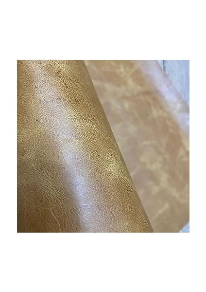 Crazy Horse Parça Deri, Deri Hobi Uğraşlarında Dıy Cüzdan, Kartlık, Çanta Vb Için Panel Kesim Hakiki Deri Parçası, 1 Adet (Camel, 40X25 Cm) fırsatları